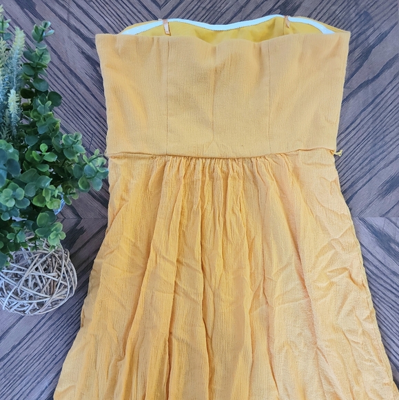 Yellow Summer Dress. M - Picture 3 of 4